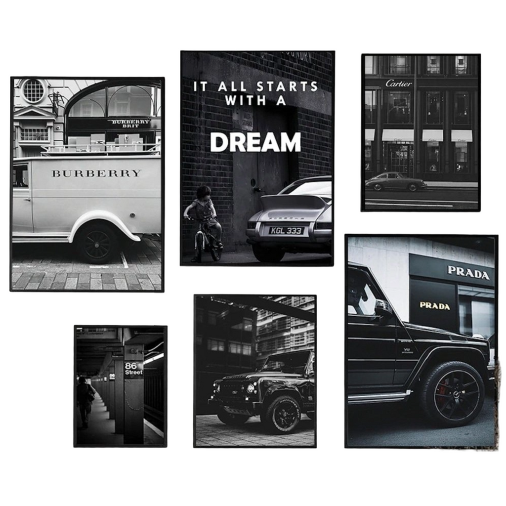 Luxury Cars & Lifestyle Poster · Wall Art · Unframed Print